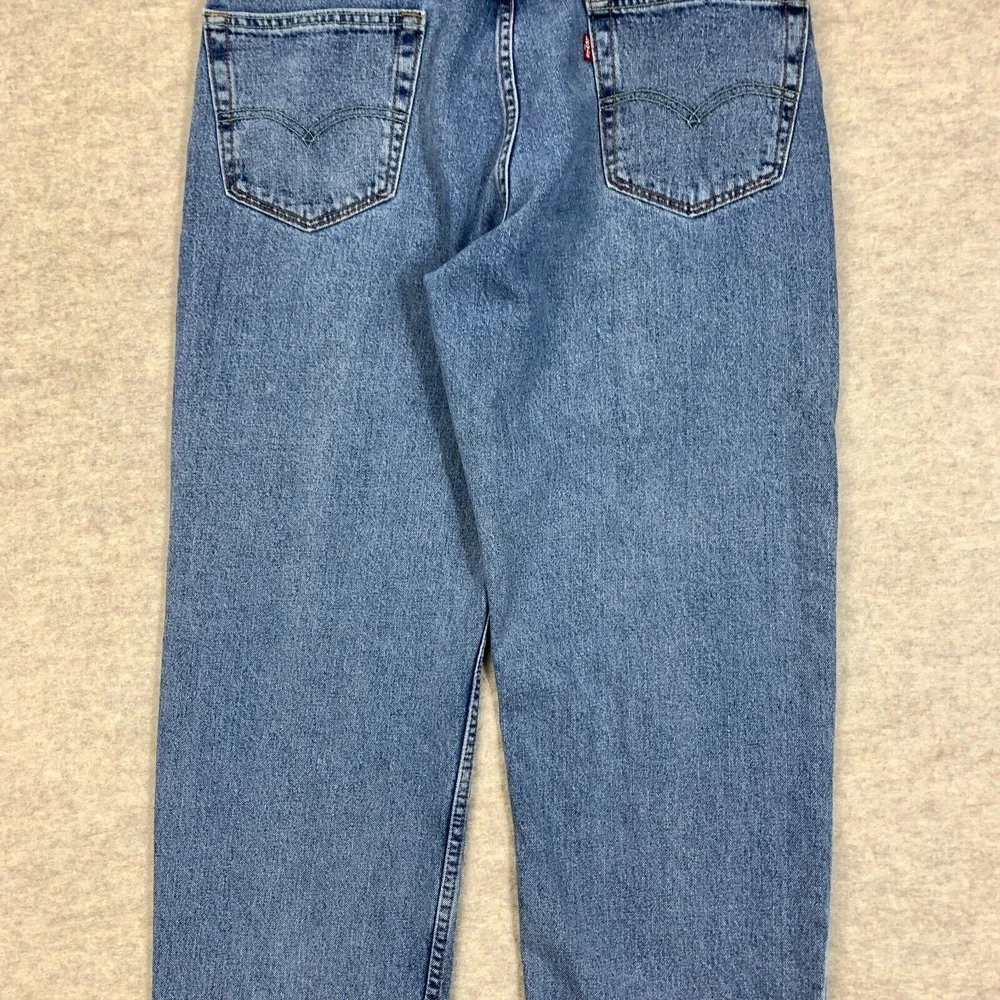 Levis 550 Jeans 36x32 Blue Relaxed Straight Leg Baggy Denim Fits 34x30
